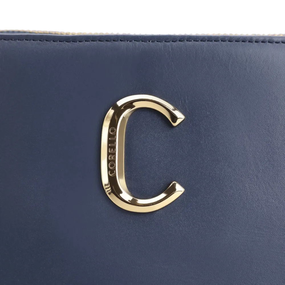 Bolsa De Ombro Couro Azul - imagem 6