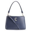 Bolsa De Ombro Couro Azul - imagem 1