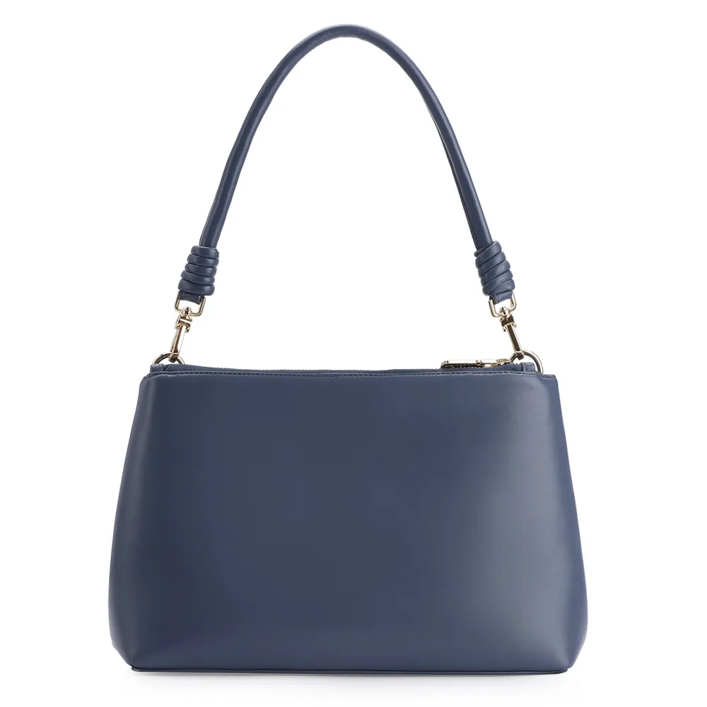 Bolsa De Ombro Couro Azul - imagem 3