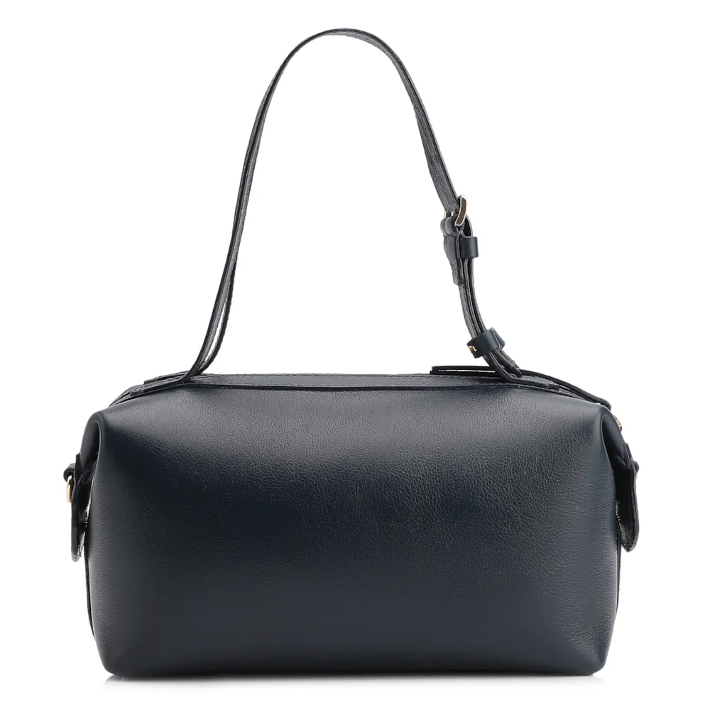 Bolsa De Ombro Couro Azul - imagem 4