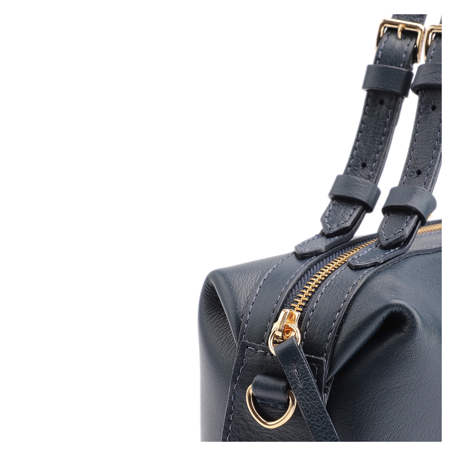 Bolsa De Ombro Couro Azul
