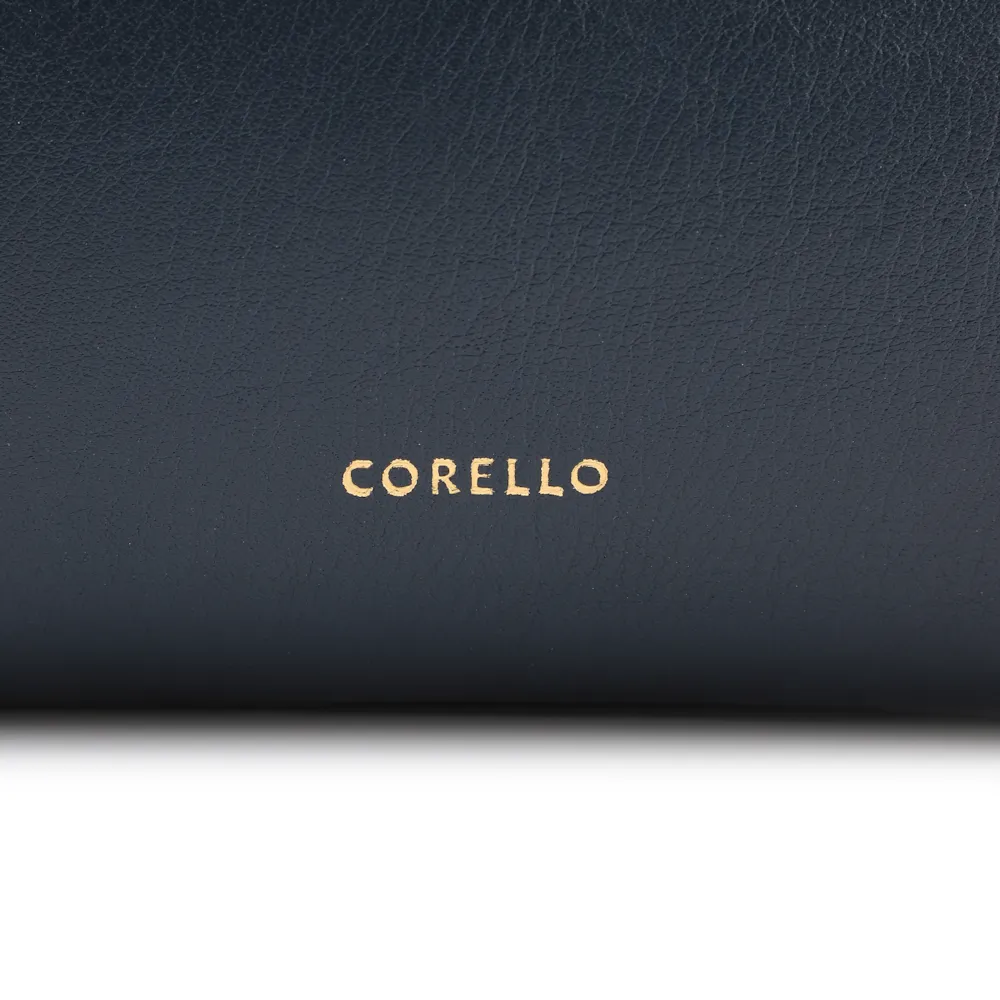 Bolsa De Ombro Couro Azul - imagem 7