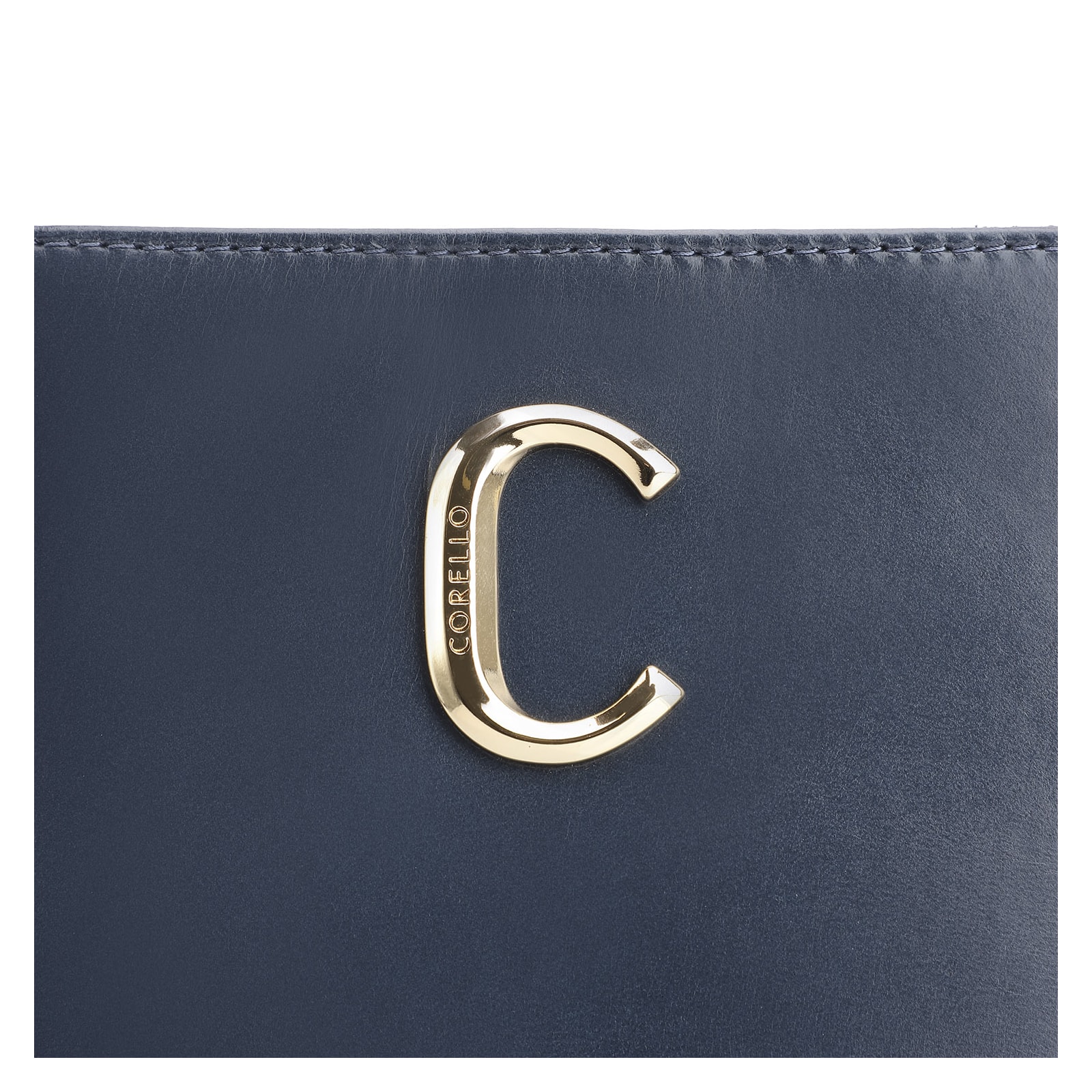Bolsa De Ombro Couro Azul