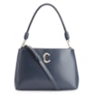 Bolsa De Ombro Couro Azul - imagem 1