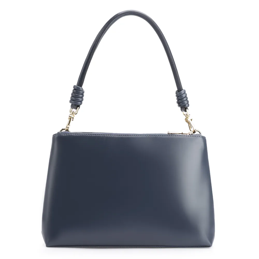 Bolsa De Ombro Couro Azul - imagem 3