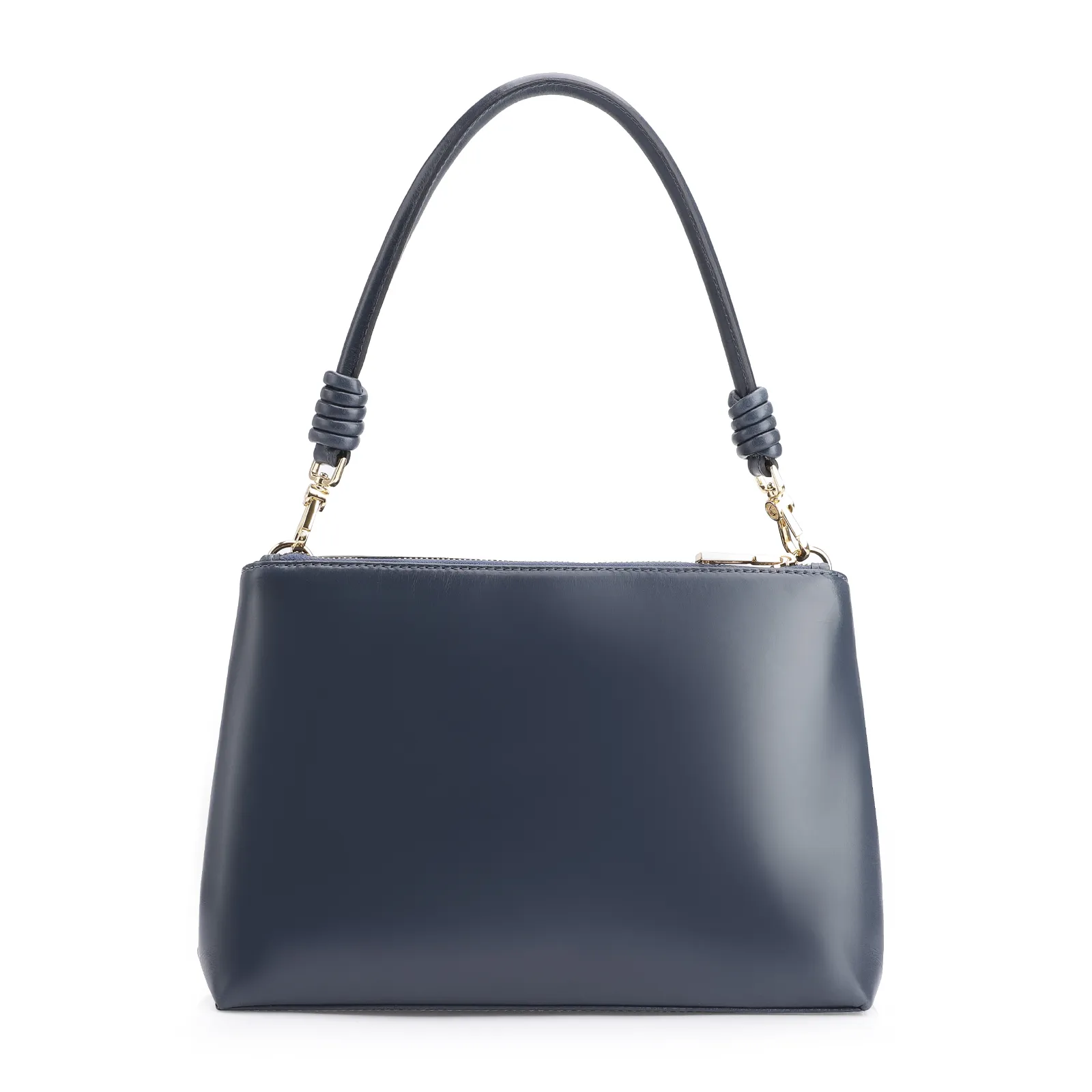 Bolsa De Ombro Couro Azul