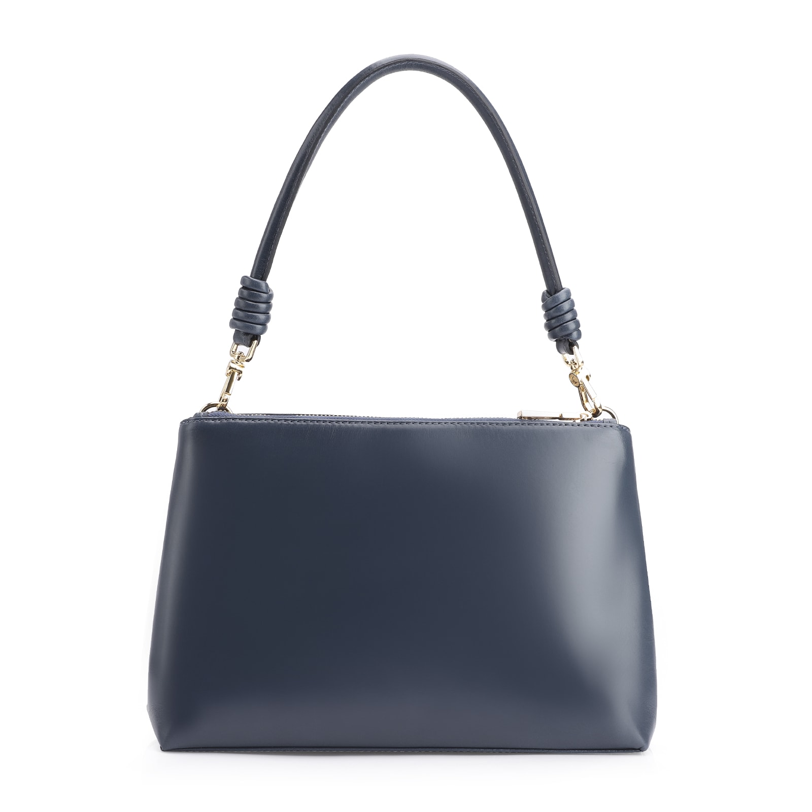 Bolsa De Ombro Couro Azul