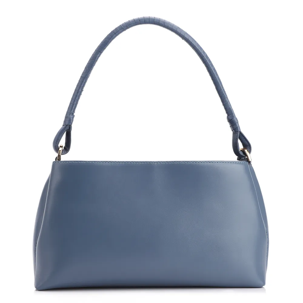 Bolsa De Ombro Couro Azul - imagem 3