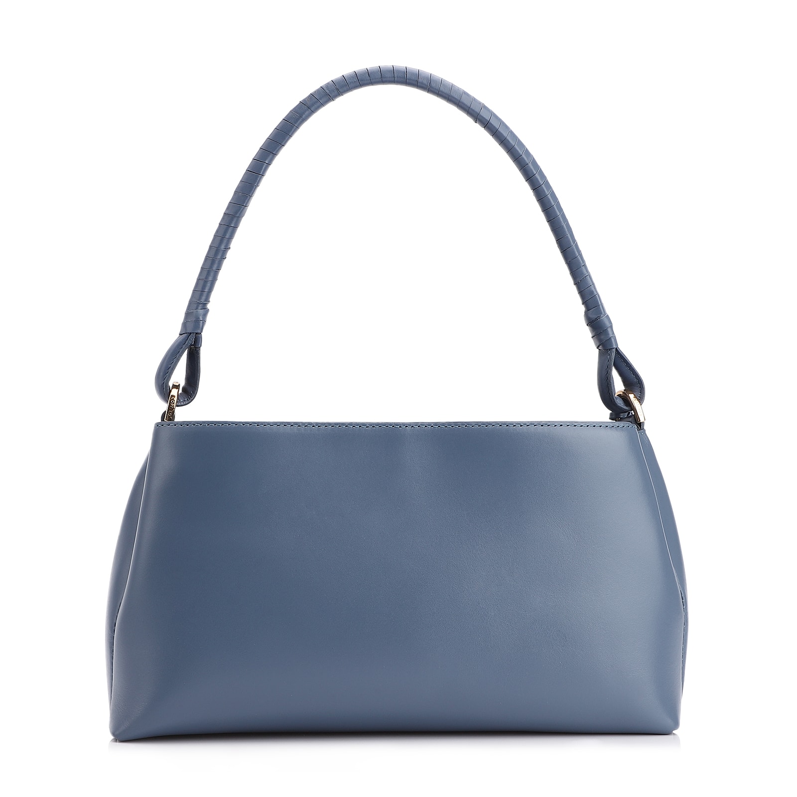 Bolsa De Ombro Couro Azul
