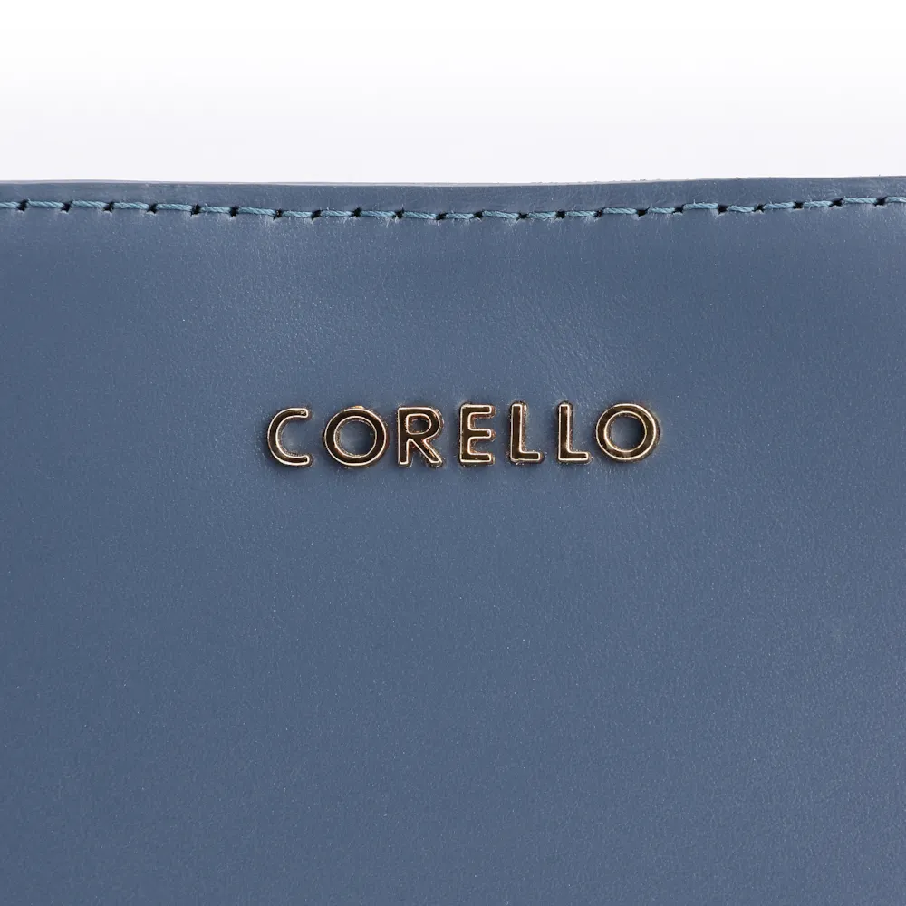 Bolsa De Ombro Couro Azul - imagem 6