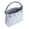 Bolsa De Ombro Couro Azul - imagem 5