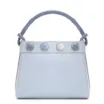 Bolsa De Ombro Couro Azul - imagem 1