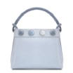 Bolsa De Ombro Couro Azul - imagem 1