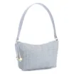 Bolsa De Ombro Couro Azul/Alt Tramado Azul - imagem 3