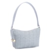 Bolsa De Ombro Couro Azul/Alt Tramado Azul - imagem 3