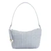 Bolsa De Ombro Couro Azul/Alt Tramado Azul - imagem 1