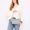 Bolsa De Ombro Couro Azul/Alt Tramado Azul - imagem 2