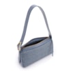 Bolsa De Ombro Couro Azul/Alt Tramado Azul Claro - imagem 5
