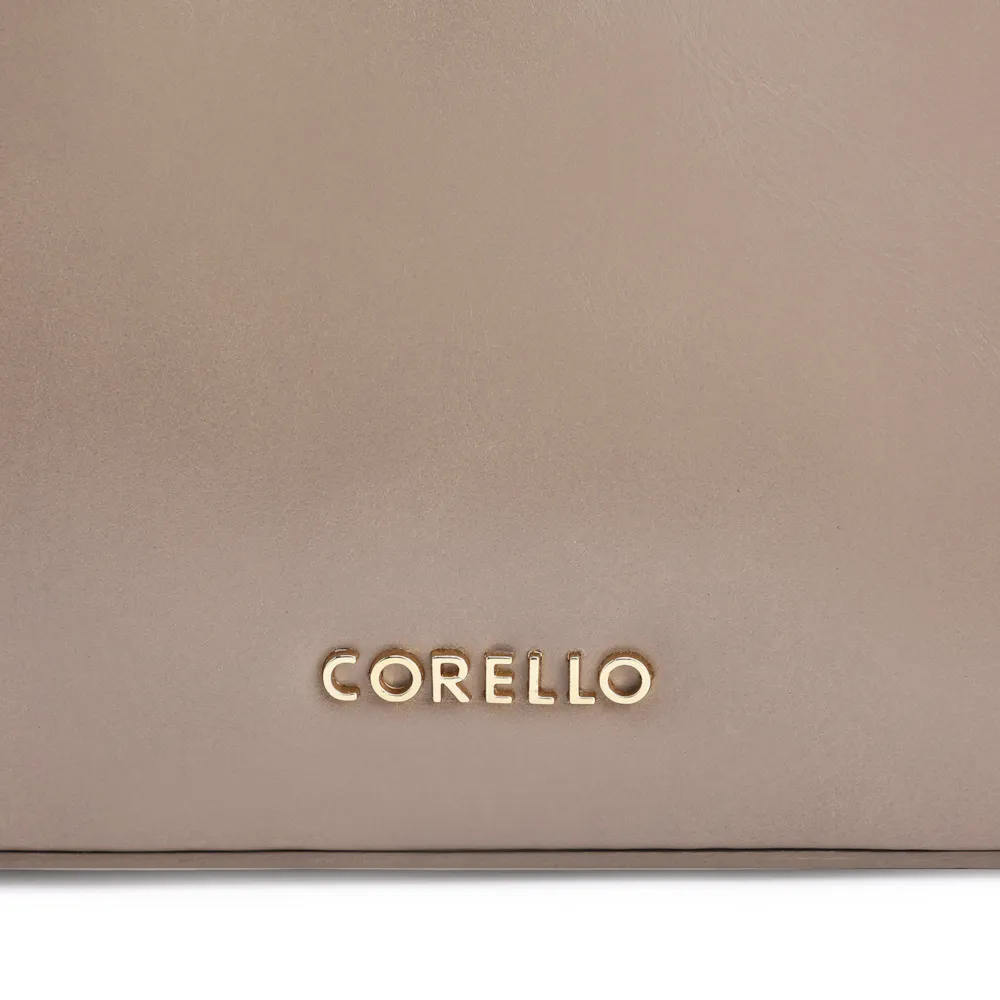 Bolsa De Ombro Couro Bege - imagem 6