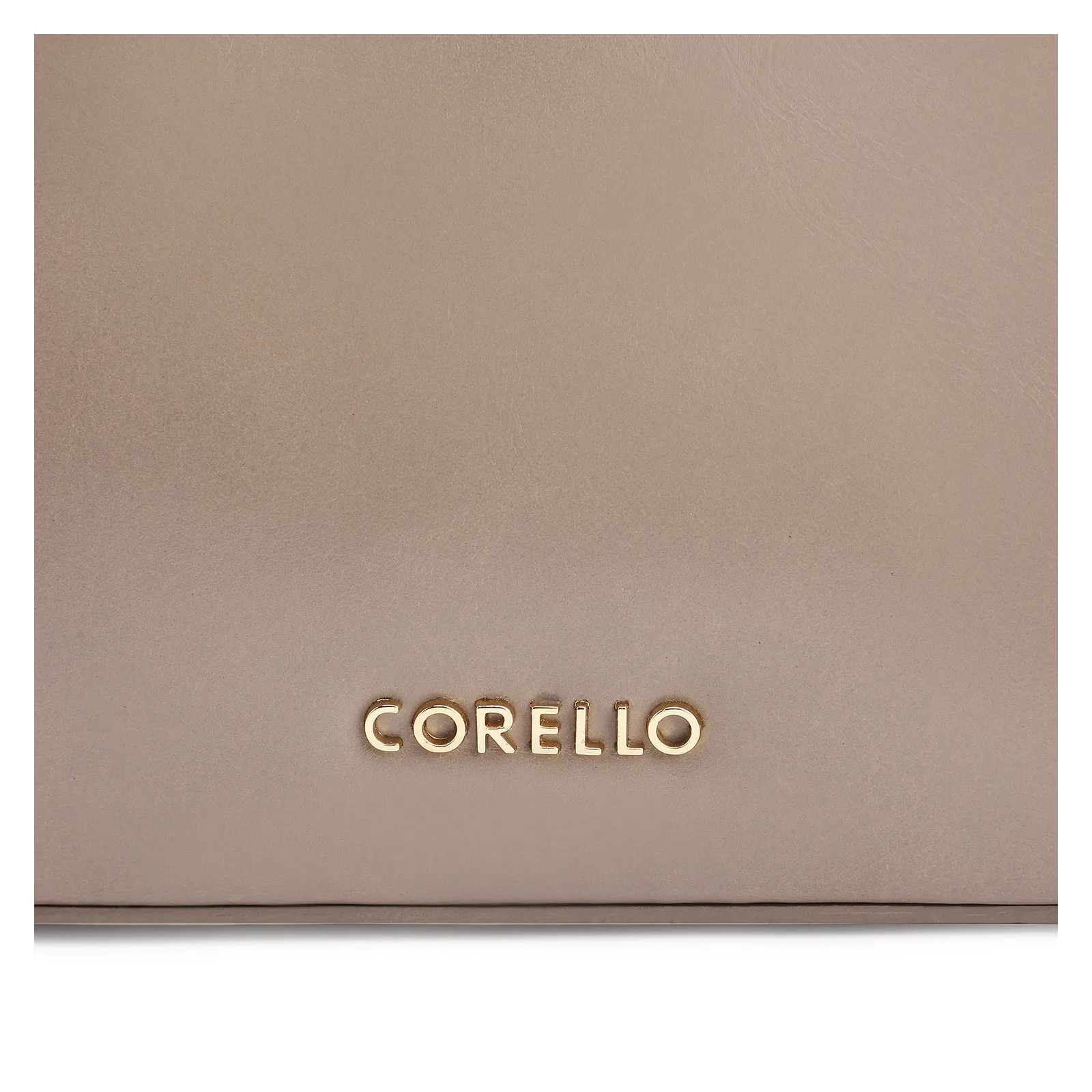 Bolsa De Ombro Couro Bege