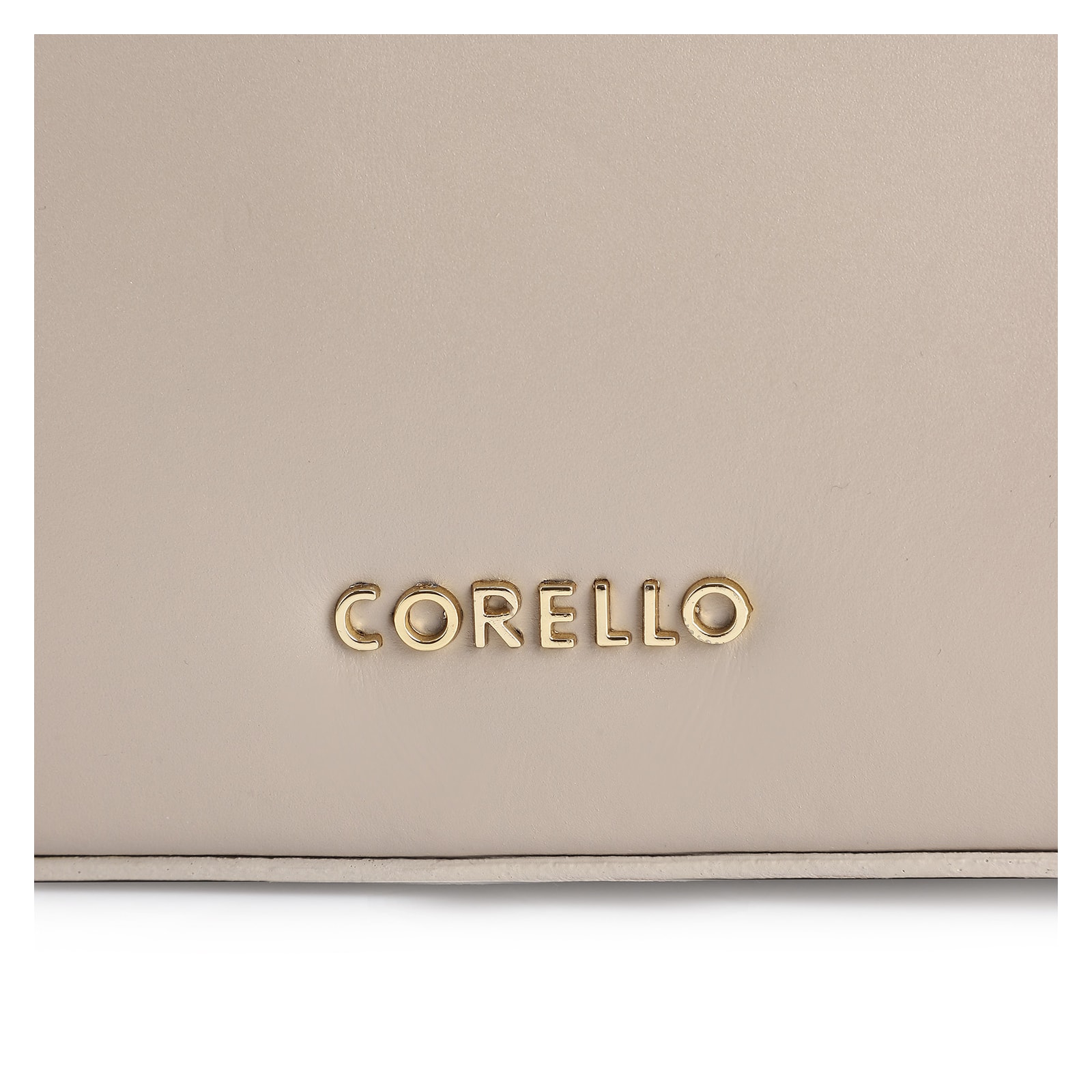 Bolsa De Ombro Couro Bege
