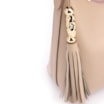 Bolsa De Ombro Couro Bege - imagem 7