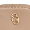 Bolsa De Ombro Couro Bege/Couro Lezard Bege - imagem 6