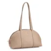 Bolsa De Ombro Couro Bege/Couro Lezard Bege - imagem 2