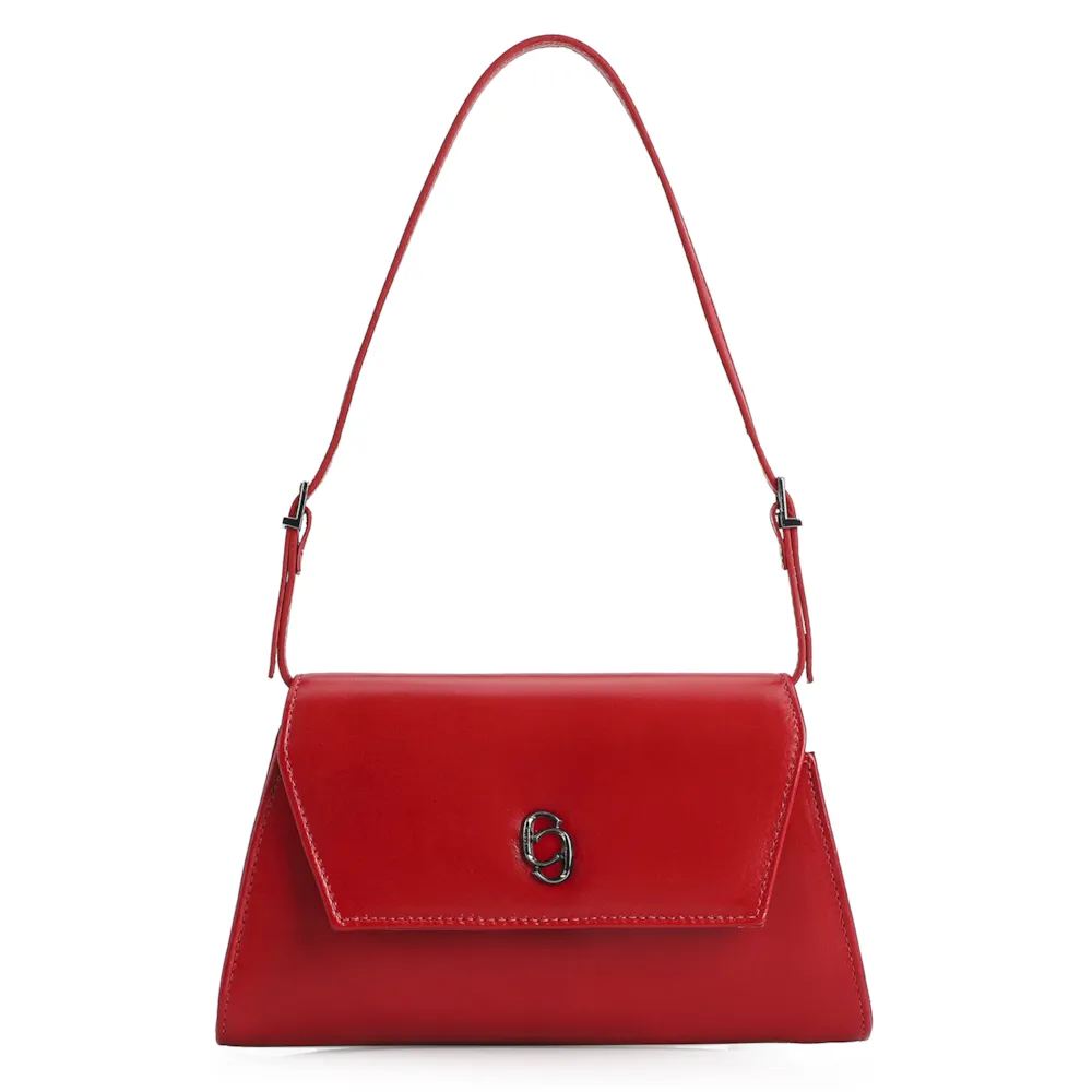 Bolsa De Ombro Couro Bromelia