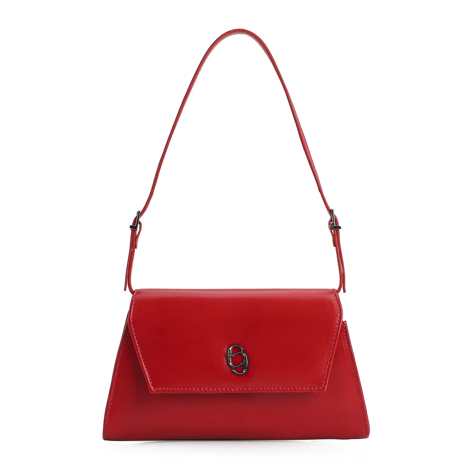 Bolsa De Ombro Couro Bromelia