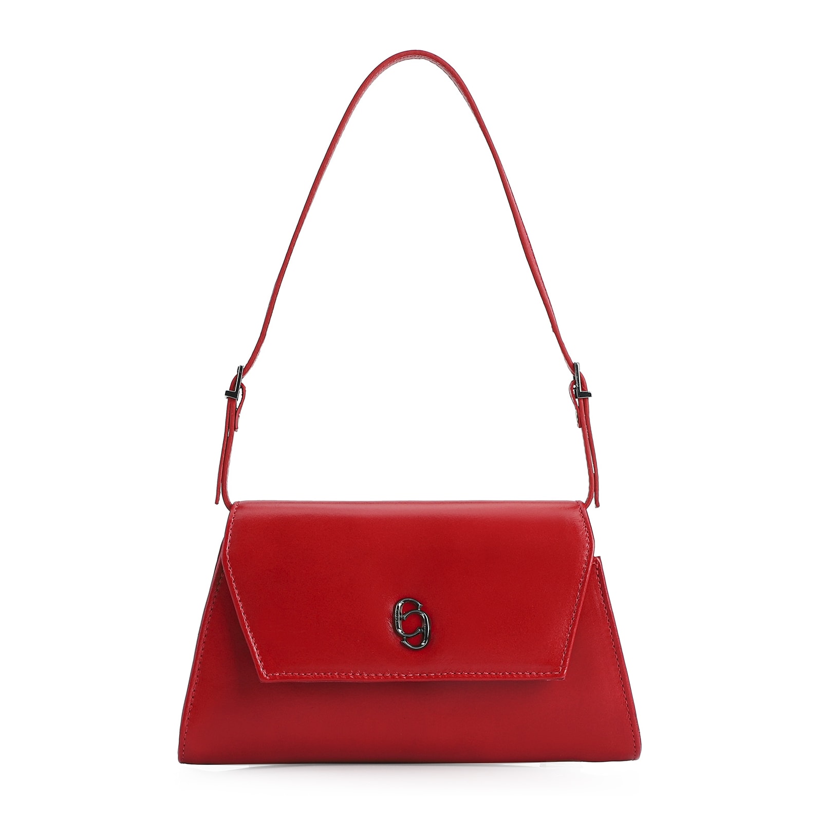 Bolsa De Ombro Couro Bromelia