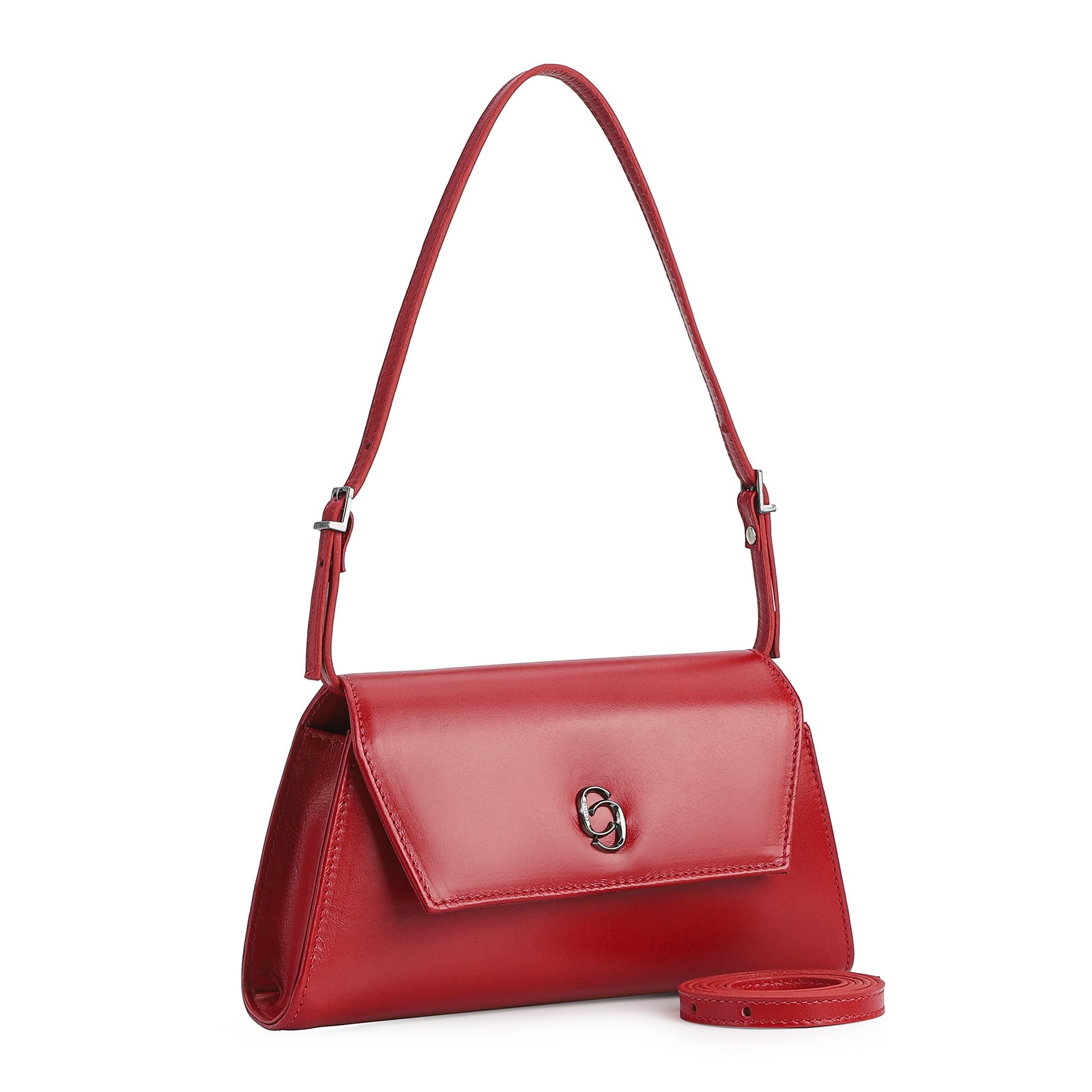 Bolsa De Ombro Couro Bromelia