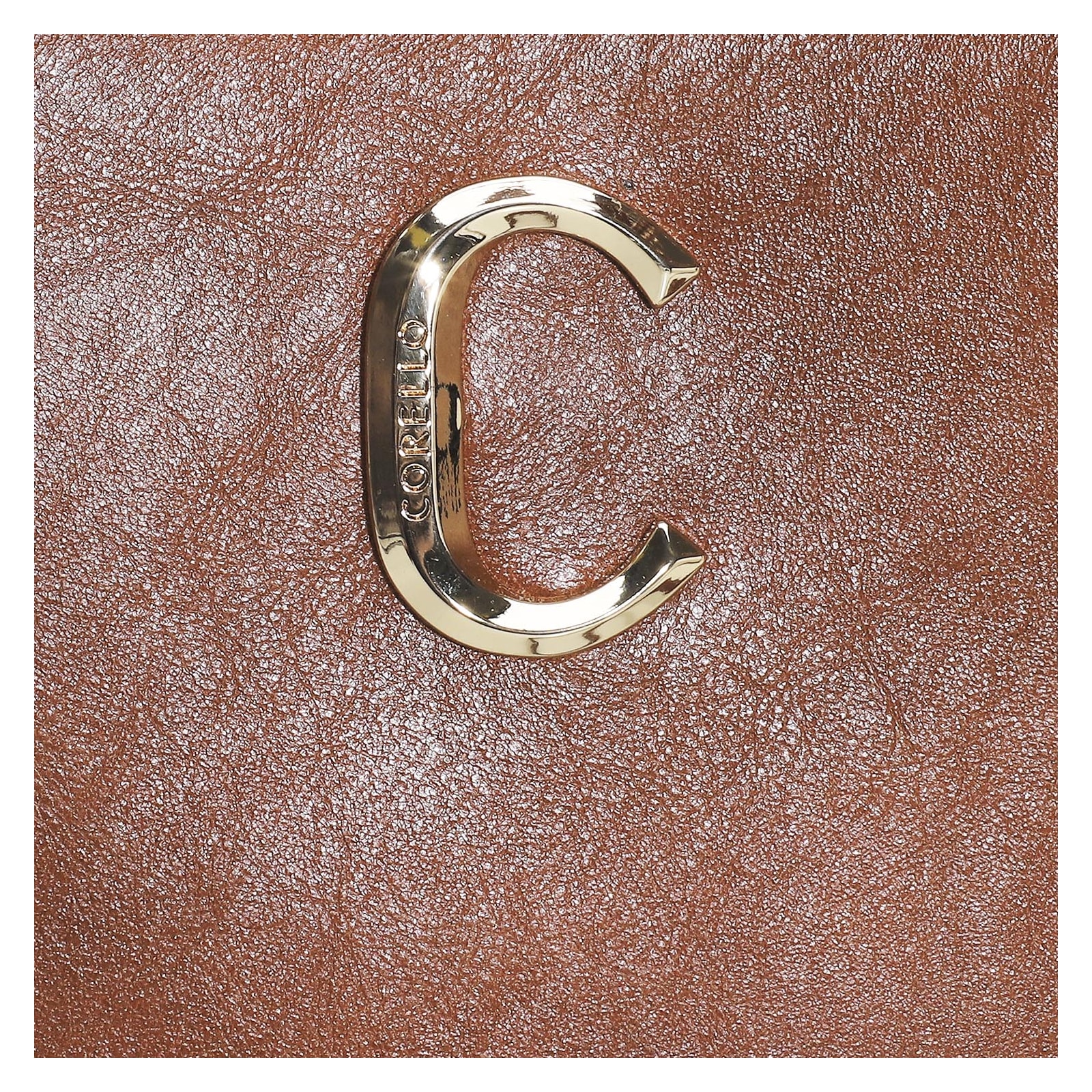 Bolsa De Ombro Couro Caramelo