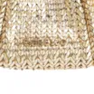 Bolsa De Ombro Couro Crochet Dourado - imagem 6