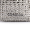 Bolsa De Ombro Couro Crochet Prata - imagem 6