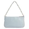 Bolsa De Ombro Couro Croco Azul - imagem 4