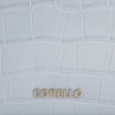 Bolsa De Ombro Couro Croco Azul - imagem 7