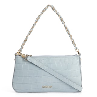 Couro Croco Azul