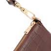 Bolsa De Ombro Couro Croco Marrom - imagem 5