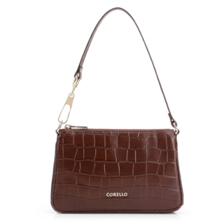 Couro Croco Marrom