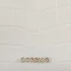 Bolsa De Ombro Couro Croco Off White - imagem 6