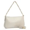 Bolsa De Ombro Couro Croco Off White - imagem 2
