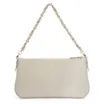 Bolsa De Ombro Couro Croco Off White - imagem 3