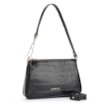 Bolsa De Ombro Couro Croco Preto - imagem 3