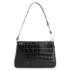 Bolsa De Ombro Couro Croco Preto - imagem 4