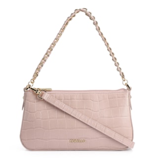 Couro Croco Rosa
