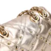 Bolsa De Ombro Couro Dourado - imagem 5
