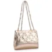 Bolsa De Ombro Couro Dourado - imagem 2