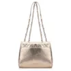 Bolsa De Ombro Couro Dourado - imagem 3
