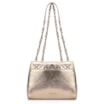 Bolsa De Ombro Couro Dourado - imagem 3